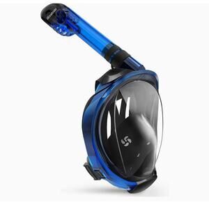 Greatever G2 Full Face Snorkel Mask Foldable 180 Degree Panoramic View